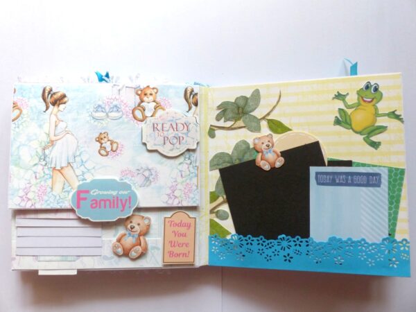 Baby Boy Handmade Scrapbook image