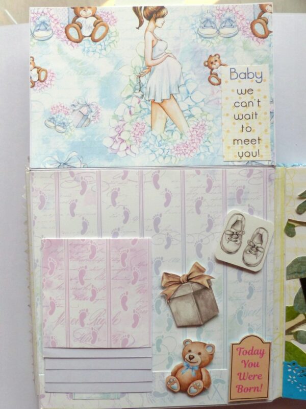 Baby Boy Handmade Scrapbook image