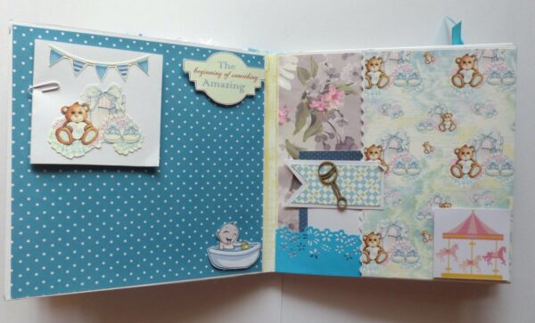 Baby Boy Handmade Scrapbook image