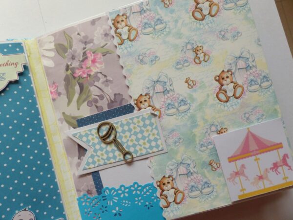Baby Boy Handmade Scrapbook image