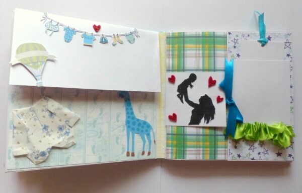 Baby Boy Handmade Scrapbook image