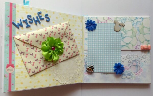 Baby Boy Handmade Scrapbook image