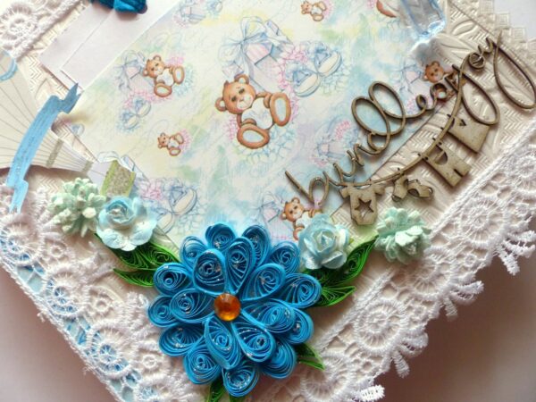 Baby Boy Handmade Scrapbook image