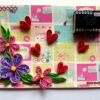 Quilled Flowers and Camera Card image Quilled Flowers and Camera Card image