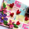 Quilled Flowers and Camera Card image Quilled Flowers and Camera Card image