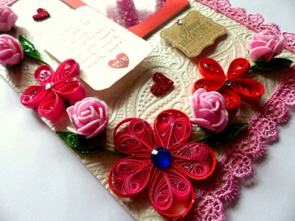 Handmade Love Jar Shaker Card image