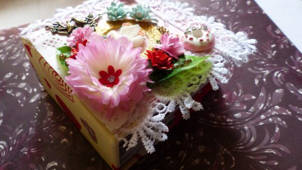 Love and Valentine Themed Mini Scrapbook image