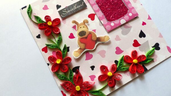 Sweetheart Quilled Shaker Card image Sweetheart Quilled Shaker Card image