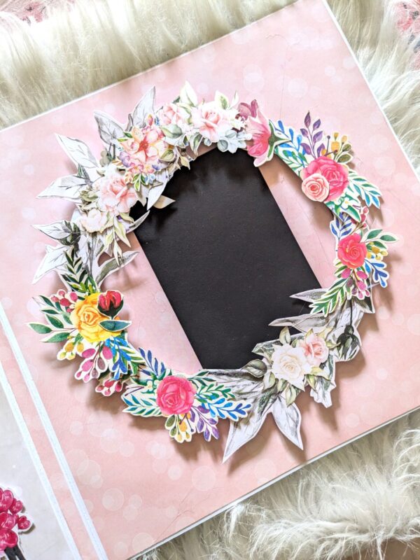 Quilled Corner Birthday Handmade Greeting Card