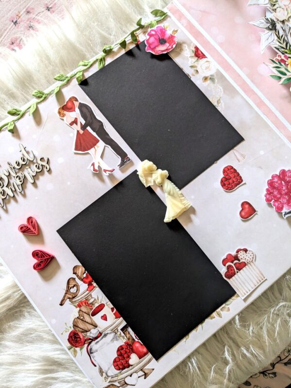 Quilled Corner Birthday Handmade Greeting Card