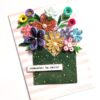 PXL_20241118_094629645 Quilled Flowers In Envelope Greeting Card