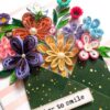PXL_20241118_094641884 Quilled Flowers In Envelope Greeting Card