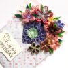 PXL_20241118_094712624 Quilled Flowers In Envelope Birthday Card