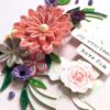 PXL_20241118_094846436 Sparkling Pinks Quilled Flowers Card