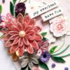 PXL_20241118_094853880 Sparkling Pinks Quilled Flowers Card