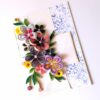 PXL_20241123_093945543 Multicolor Quilled Flowers Design Greeting Card