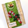 Quilled Christmas Candy cane Greeting Card image Quilled Christmas Candy cane Greeting Card image