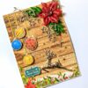 Quilled Flower Reindeer New Year Greeting Card image