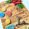 Quilled Flower Reindeer New Year Greeting Card image
