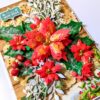 Poinsettias Handmade Christmas New Year Card image