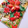 Poinsettias Handmade Christmas New Year Card image