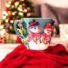 Snowman with Christmas Tree Mug