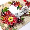 PXL_20250105_074024495 Sparkling Red Heart Quilled Love Card
