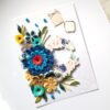 PXL_20250105_074325882 Sparkling Blues Quilled Flowers Card