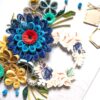 PXL_20250105_074335278 Sparkling Blues Quilled Flowers Card