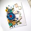 PXL_20250105_074347934 Sparkling Blues Quilled Flowers Card