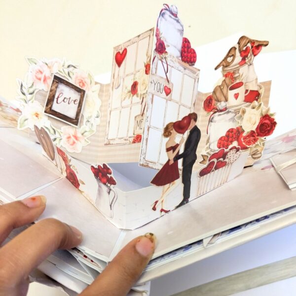 Pop Up Style Handmade Love Scrapbook