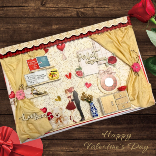 A4 size Love Scrapbook