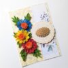 Sparkling Quilled Flowers Birthday Greeting Card -D7 image
