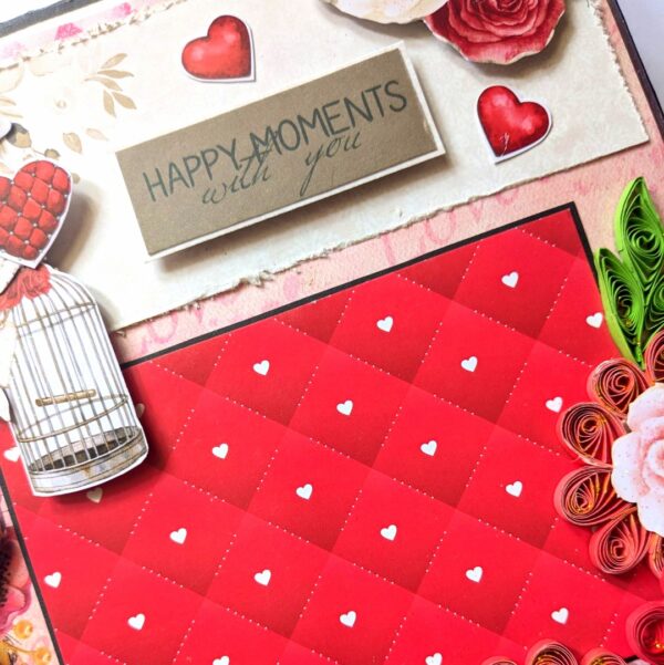 A4 size Happy Anniversary Scrapbook image