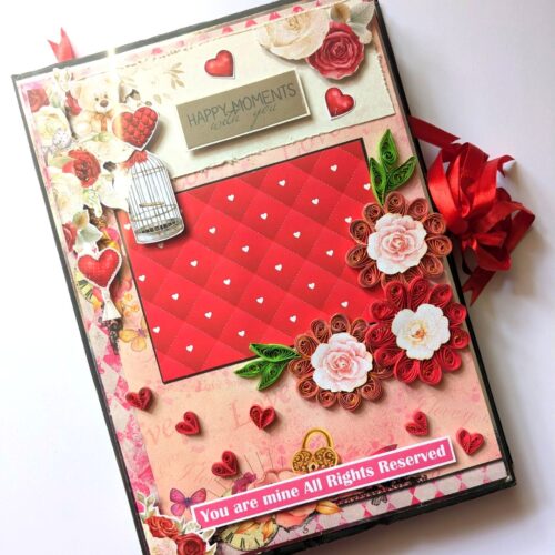 A4 size Happy Anniversary Scrapbook image A4 size Happy Anniversary Scrapbook image