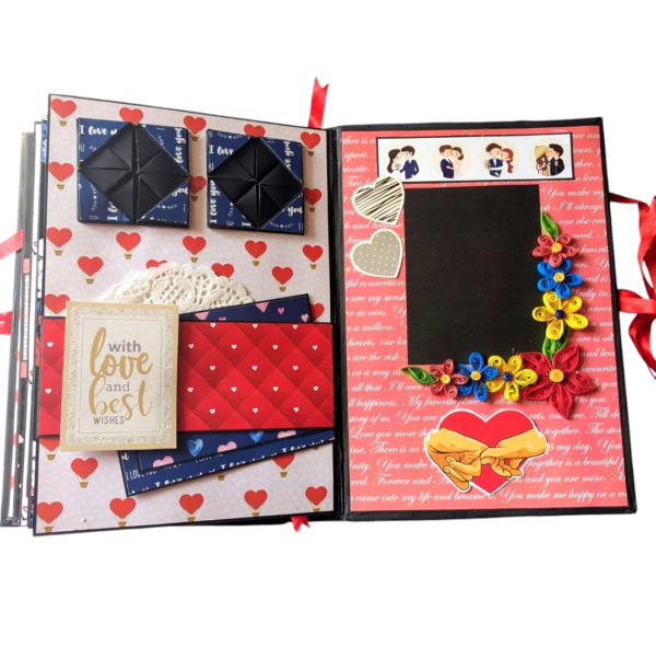 A4 size Happy Anniversary Scrapbook image