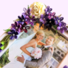 Purple Themed Quilled Photo Frame Purple Themed Quilled Photo Frame