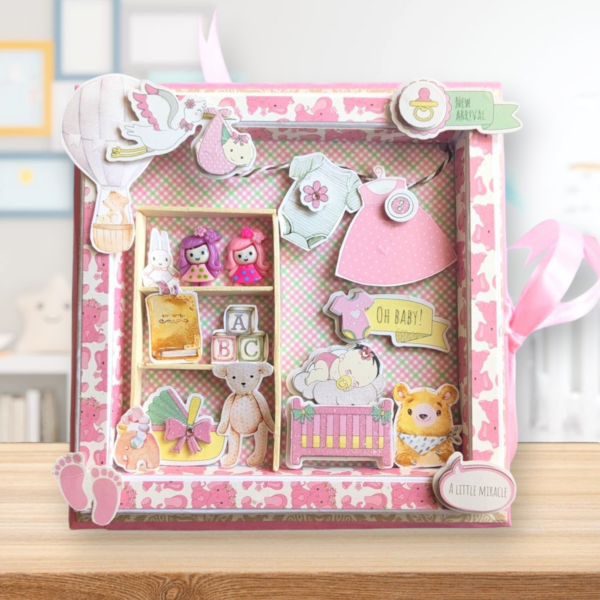 Sparkling Baby Girl Scrapbook image