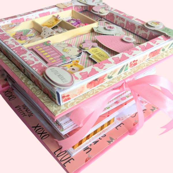 Sparkling Baby Girl Scrapbook image