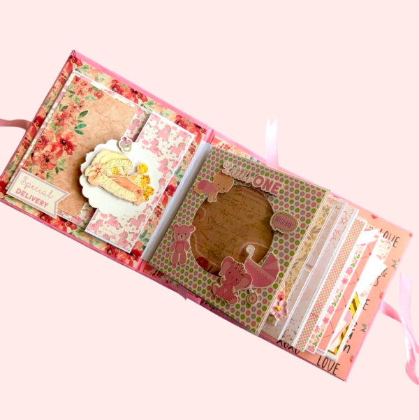Sparkling Baby Girl Scrapbook image