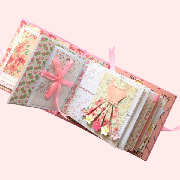 Sparkling Baby Girl Scrapbook image