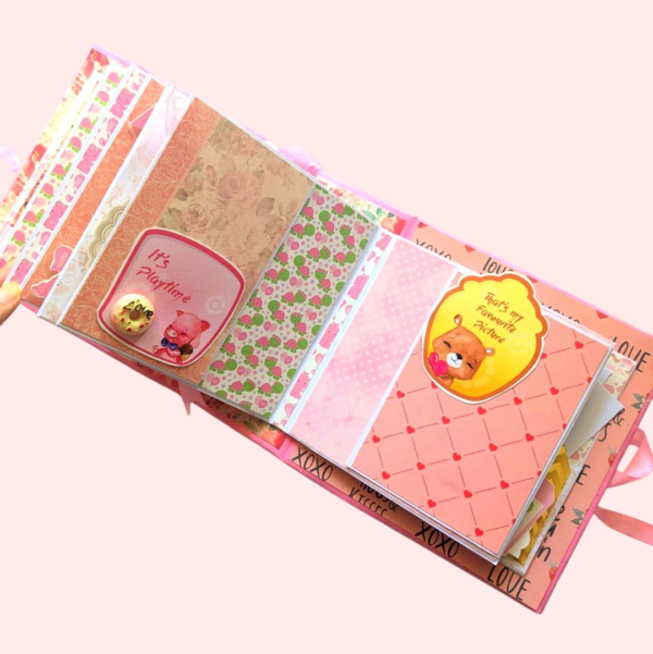 Sparkling Baby Girl Scrapbook image