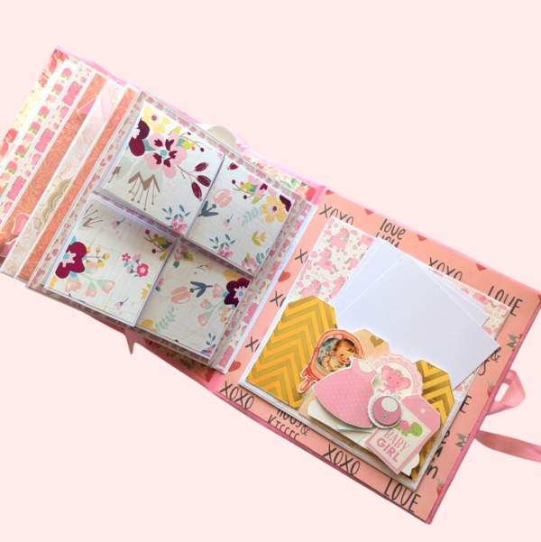 Sparkling Baby Girl Scrapbook image