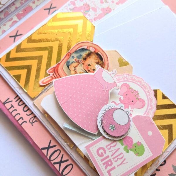 Sparkling Baby Girl Scrapbook image