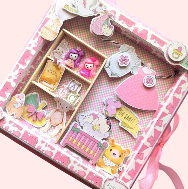 Sparkling Baby Girl Scrapbook image
