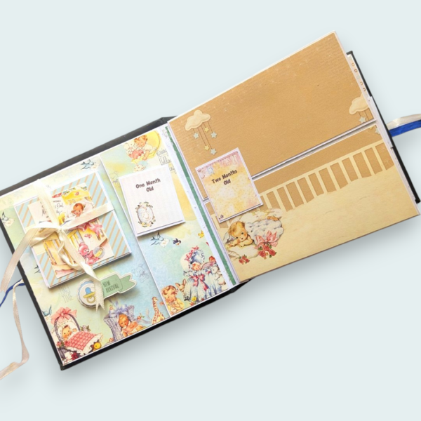 Sparkling Baby Boy Scrapbook image