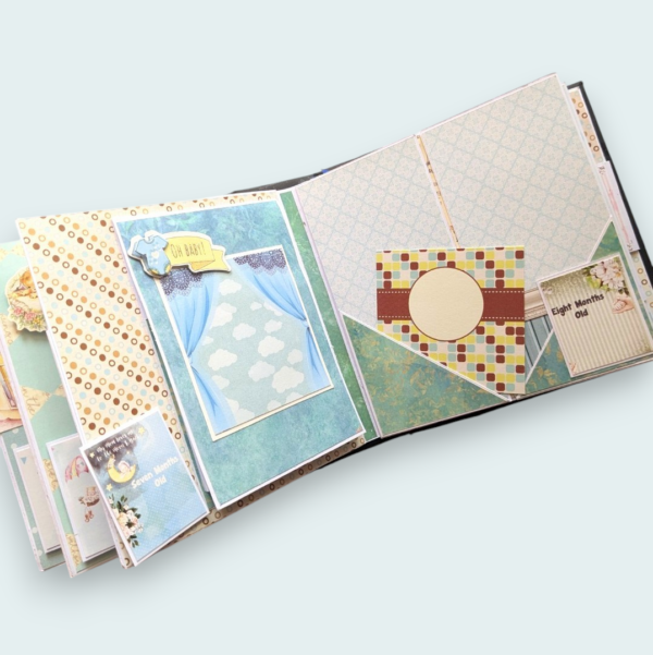 Sparkling Baby Boy Scrapbook image