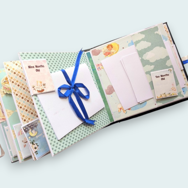Sparkling Baby Boy Scrapbook image