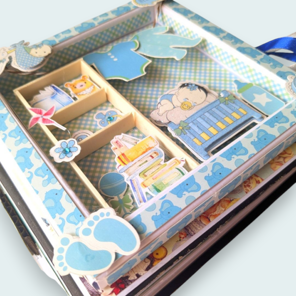 Sparkling Baby Boy Scrapbook image