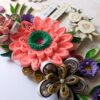 Sparkling Pinks Quilled Flowers Card